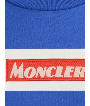 Moncler Enfant Boys Cotton Jersey Logo Top la chaussure