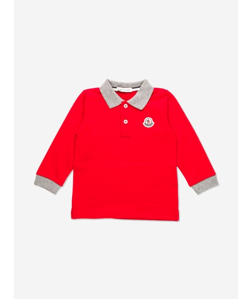 Moncler Enfant Boys Pique Polo Shirt france