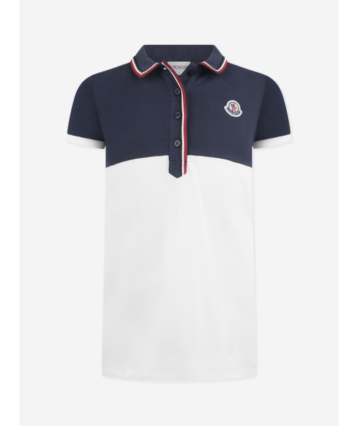 Moncler Enfant Girls & Ivory Polo Dress acheter en ligne