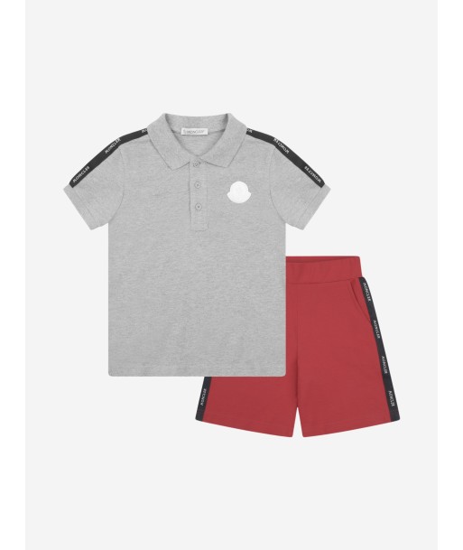 Moncler Enfant Boys & Red Pique Shorts Set le concept de la Pate a emporter 