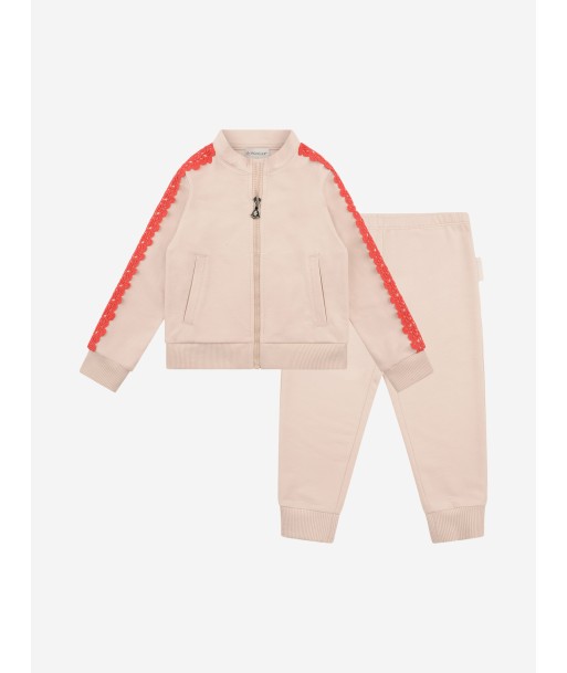 Moncler Enfant Girls Tracksuit With Embroidered Trims soldes