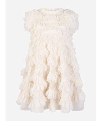 Needle & Thread Girls Genevieve Dress in Cream l'évolution des habitudes 