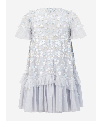 Needle & Thread Girls Evening Primrose Dress in Blue ouvre sa boutique