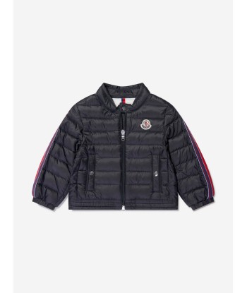 Moncler Enfant Baby Boys Down Padded Anderm Biker Jacket Livraison rapide