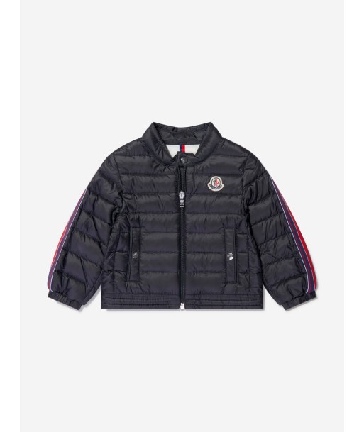 Moncler Enfant Baby Boys Down Padded Anderm Biker Jacket Livraison rapide