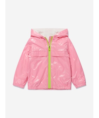 Moncler Enfant Baby Girls Hooded Nazira Rain Jacket brillant des détails fins