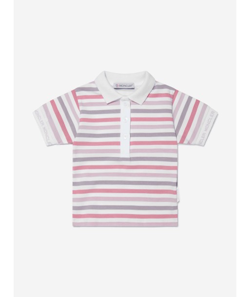 Moncler Enfant Baby Girls Short Sleeve Polo Shirt Par le système avancé 