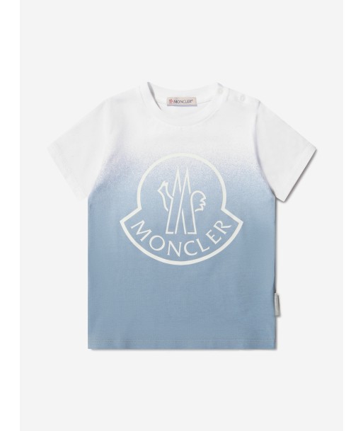 Moncler Enfant Baby Girls Jersey Dip Dye Logo T-Shirt d'Europe débarque