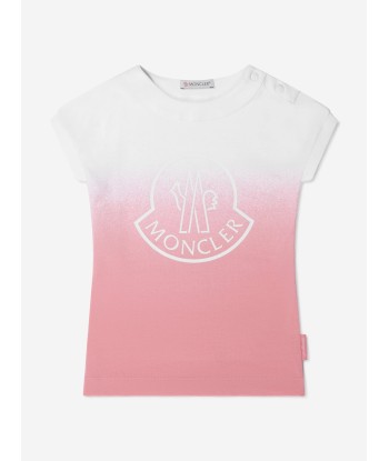 Moncler Enfant Baby Girls Jersey Dip Dye Logo T-Shirt pas chere