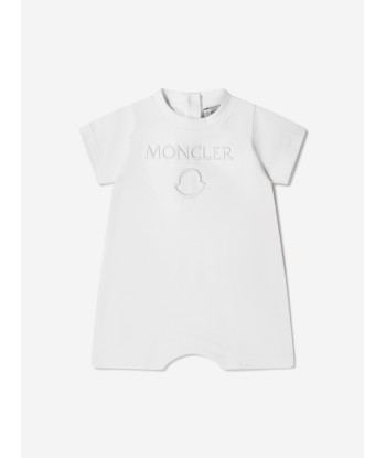 Moncler Enfant Baby Unisex Logo Romper Les magasins à Paris et en Île-de-France