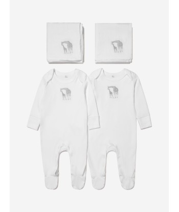 Cotton and Company Baby Unisex Organic Cotton Giraffe Babygrow And Muslin Set meilleur choix