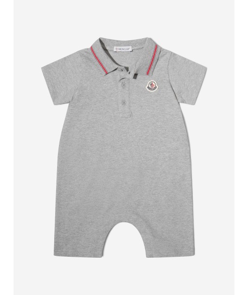 Moncler Enfant Baby Boys Pique Romper en linge