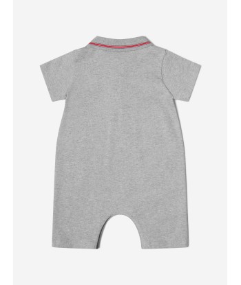 Moncler Enfant Baby Boys Pique Romper en linge