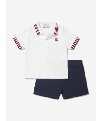 Moncler Enfant Baby Boys Polo Shirt And Shorts Set En savoir plus