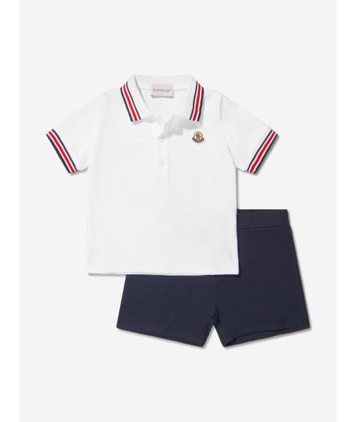 Moncler Enfant Baby Boys Polo Shirt And Shorts Set En savoir plus