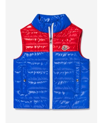 Moncler Enfant Boys Down Padded Domet Gilet meilleur choix