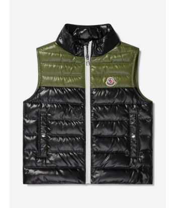 Moncler Enfant Boys Down Padded Domet Gilet 50% de réduction en Octobre 2024