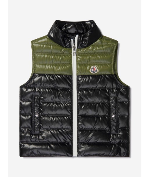 Moncler Enfant Boys Down Padded Domet Gilet 50% de réduction en Octobre 2024