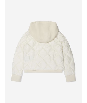 Moncler Enfant Girls Down Padded Tweed Monilya Jacket Les magasins à Paris