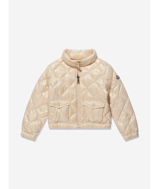 Moncler Enfant Girls Down Quilted Binic Jacket Pour