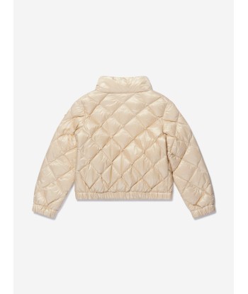 Moncler Enfant Girls Down Quilted Binic Jacket Pour