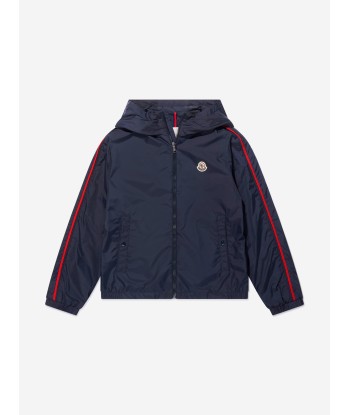 Moncler Enfant Boys Branded Hattab Rain Jacket Fin de série