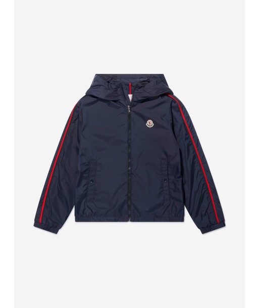 Moncler Enfant Boys Branded Hattab Rain Jacket Fin de série