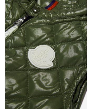 Moncler Enfant Boys Down Padded Kirazan Gilet in Green l'achat 