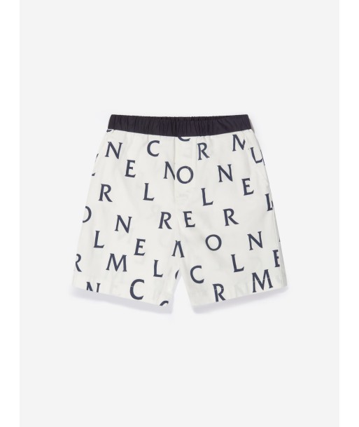 Moncler Enfant Boys Logo Print Shorts Pour