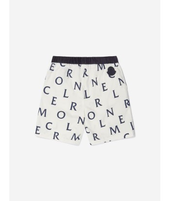 Moncler Enfant Boys Logo Print Shorts Pour