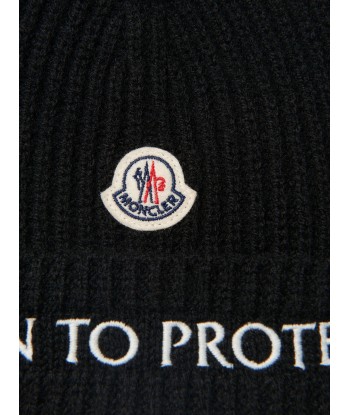 Moncler Enfant Unisex Wool Beanie Hat de technologie