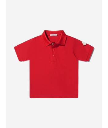 Moncler Enfant Boys Pique Short Sleeve Polo Shirt Les magasins à Paris et en Île-de-France