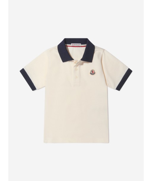 Moncler Enfant Boys Short Sleeve Logo Polo Shirt pas cher