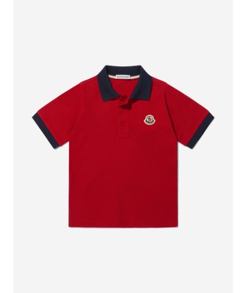 Moncler Enfant Boys Short Sleeve Logo Polo Shirt chez Cornerstreet bien 