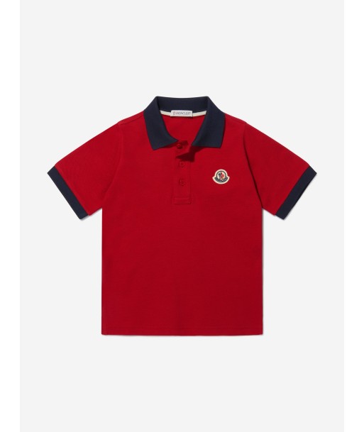 Moncler Enfant Boys Short Sleeve Logo Polo Shirt chez Cornerstreet bien 