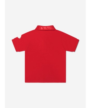 Moncler Enfant Boys Pique Short Sleeve Polo Shirt Les magasins à Paris et en Île-de-France