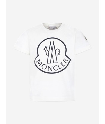 Moncler Enfant Boys Short Sleeve Branded T-Shirt destockage