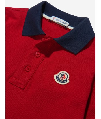 Moncler Enfant Boys Short Sleeve Logo Polo Shirt chez Cornerstreet bien 