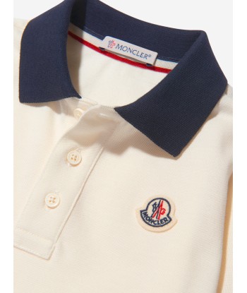 Moncler Enfant Boys Short Sleeve Logo Polo Shirt pas cher