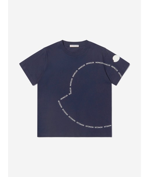 Moncler Enfant Boys Jersey Logo Print T-Shirt Les magasins à Paris