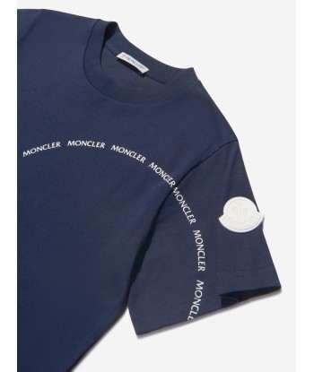 Moncler Enfant Boys Jersey Logo Print T-Shirt Les magasins à Paris