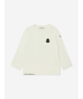 Moncler Enfant Girls Long Sleeve Logo T-Shirt Venez découvrir notre 