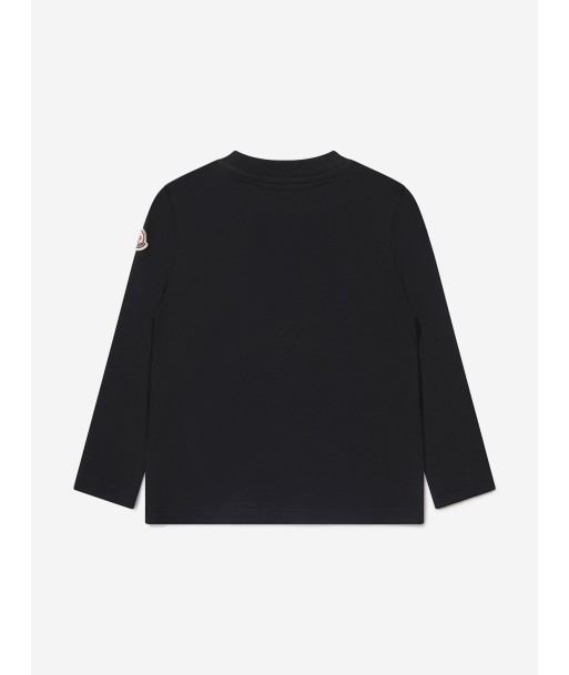 Moncler Enfant Boys Long Sleeve Logo T-Shirt l'achat 