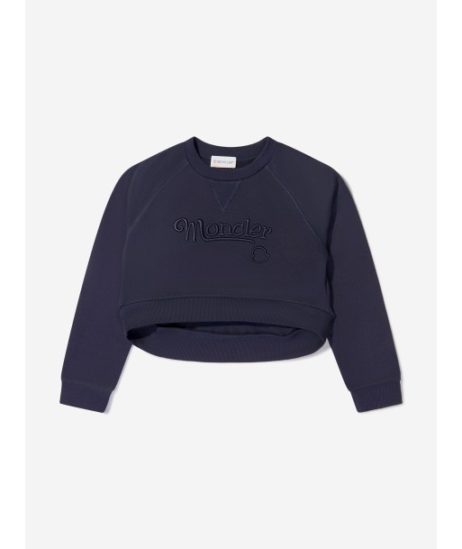 Moncler Enfant Girls Branded Cropped Sweatshirt le concept de la Pate a emporter 