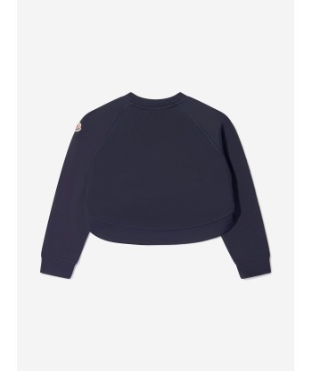 Moncler Enfant Girls Branded Cropped Sweatshirt le concept de la Pate a emporter 