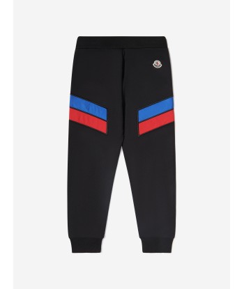 Moncler Enfant Boys Mixed Fabric Logo Joggers Jusqu'à 80% De Réduction