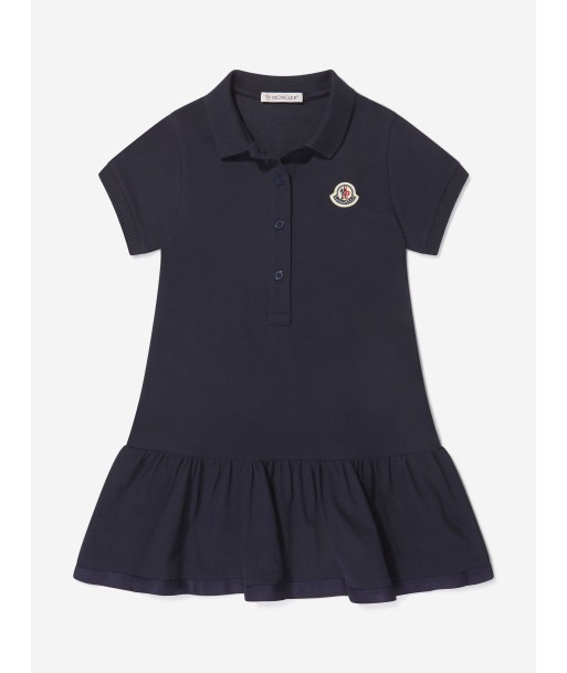 Moncler Enfant Girls Pique Polo Dress Faites des économies