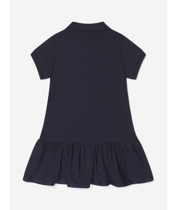 Moncler Enfant Girls Pique Polo Dress Faites des économies