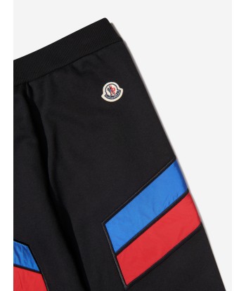 Moncler Enfant Boys Mixed Fabric Logo Joggers Jusqu'à 80% De Réduction