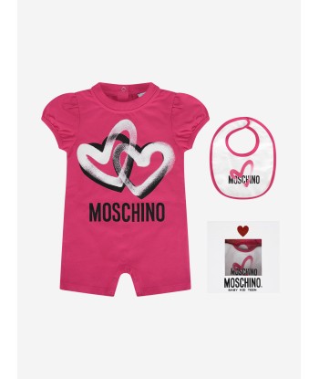 Moschino Baby Girls Graffiti Hearts Romper s'inspire de l'anatomie humaine